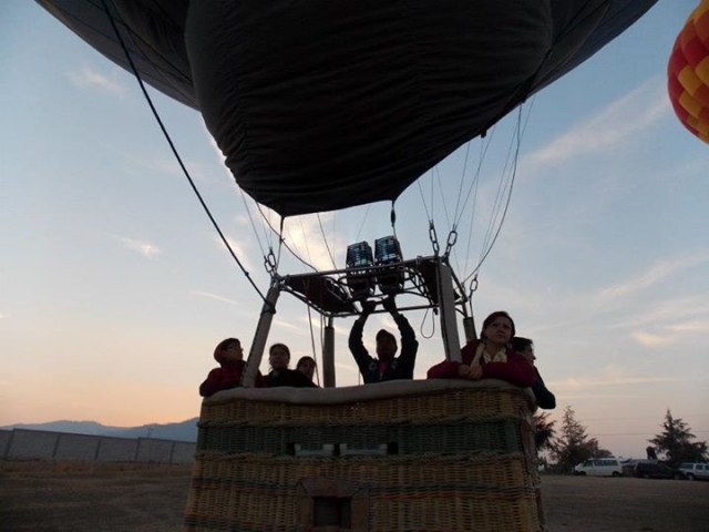 Regalar un vuelo en globo
